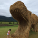 Illustration for article titled Straw Dinosaurs Appear in Japanese Fields, Try To Eat Humans